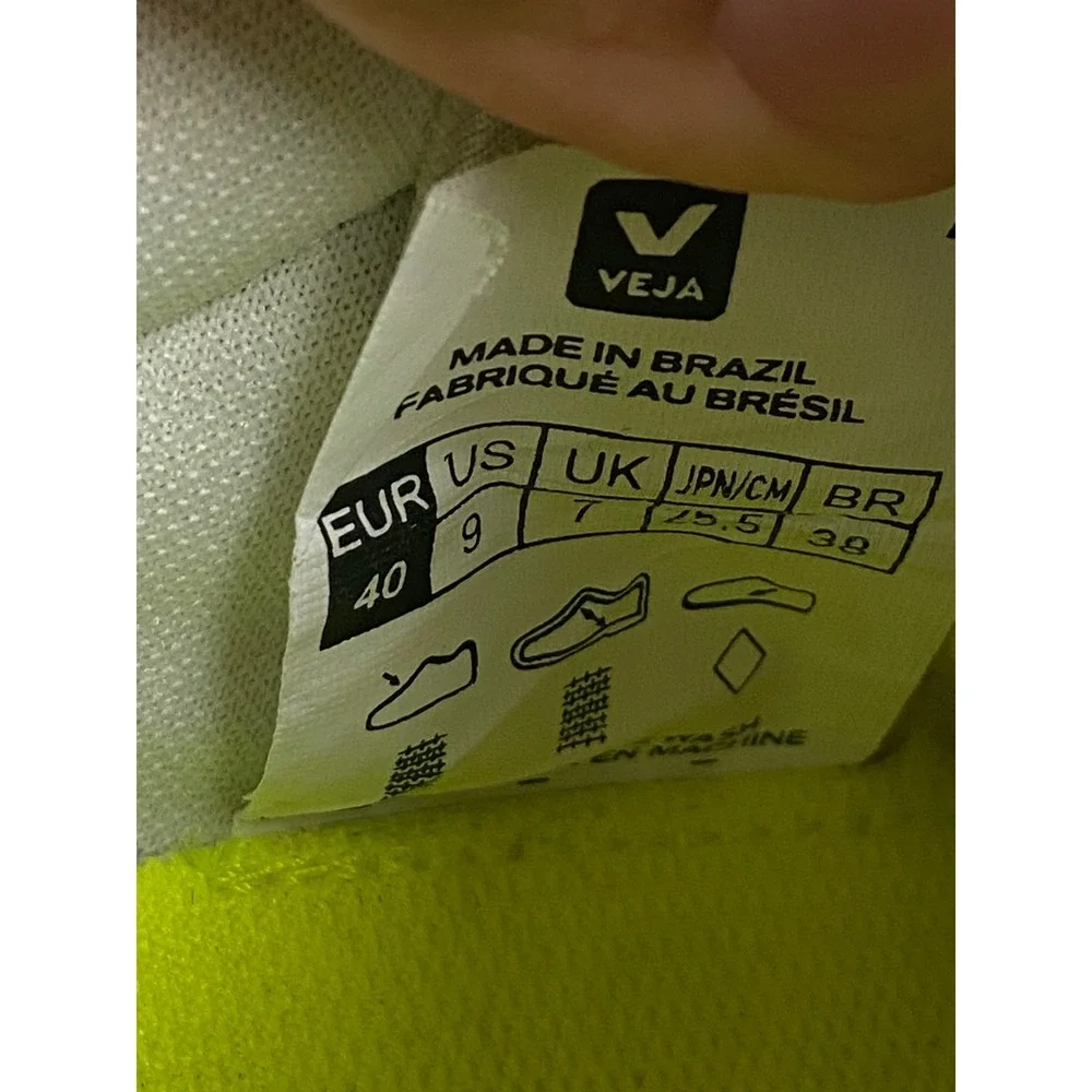 VEJA Condor 2 Women's Size 9 Running Shoes Green‎ Pink Yellow Sustainable